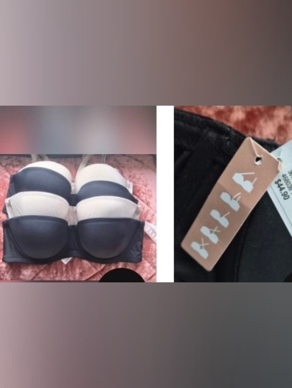 Lot of 4 Reitmans R Line Bras - 1 NWT & 3 NWOT. 36C- Nude &Black